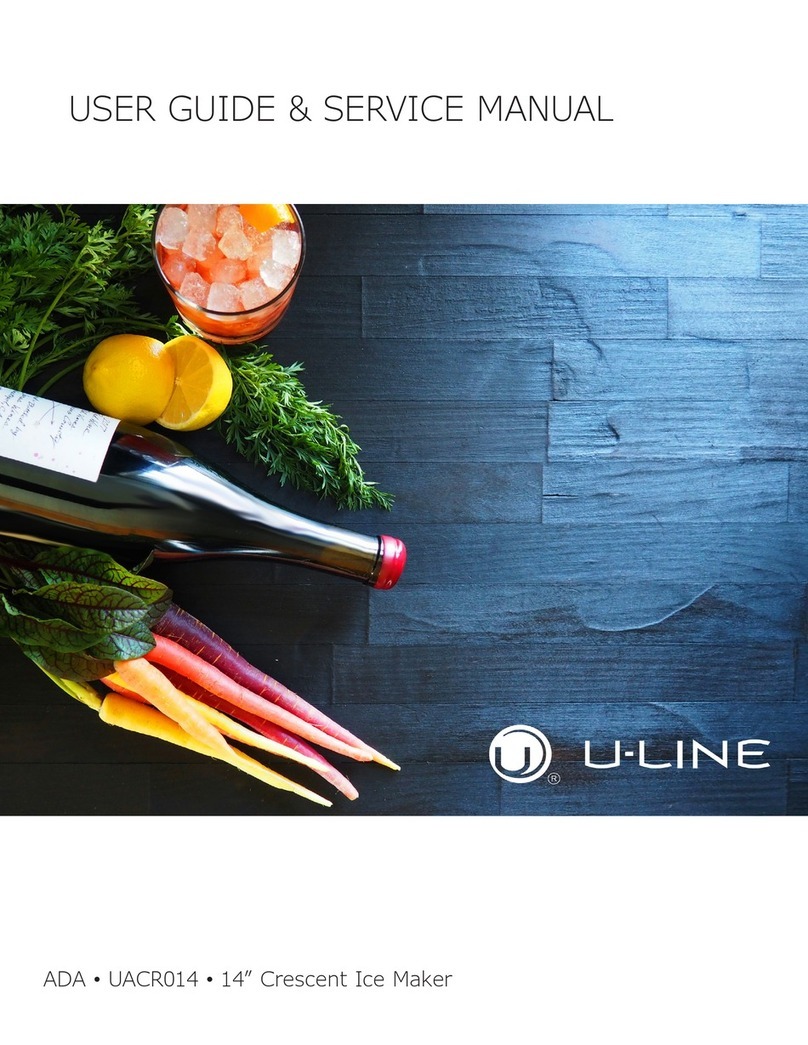 U-Line UACR014-BS01A Installation manual
