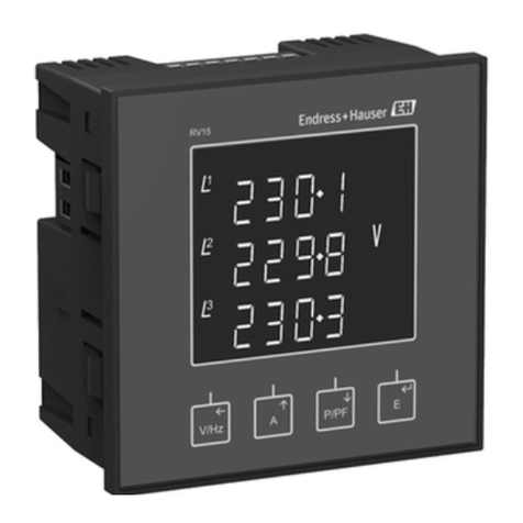 Endress+Hauser EngyVolt RV15 operating instructions
