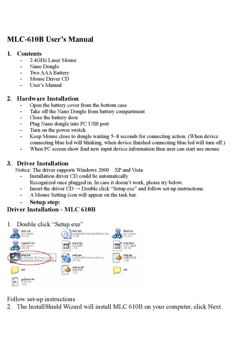 Genius KYE Systems MLC-610B user manual