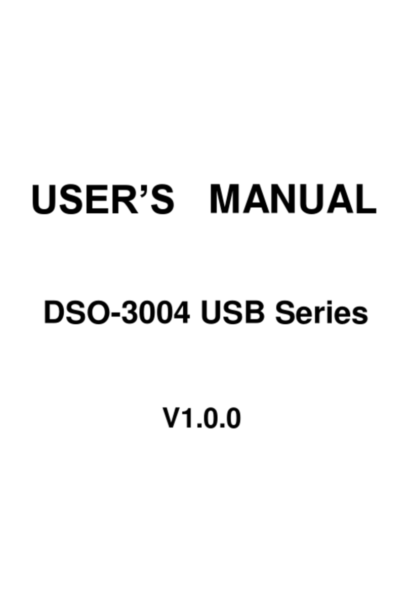 Hantek DSO-3004 USB Series User manual