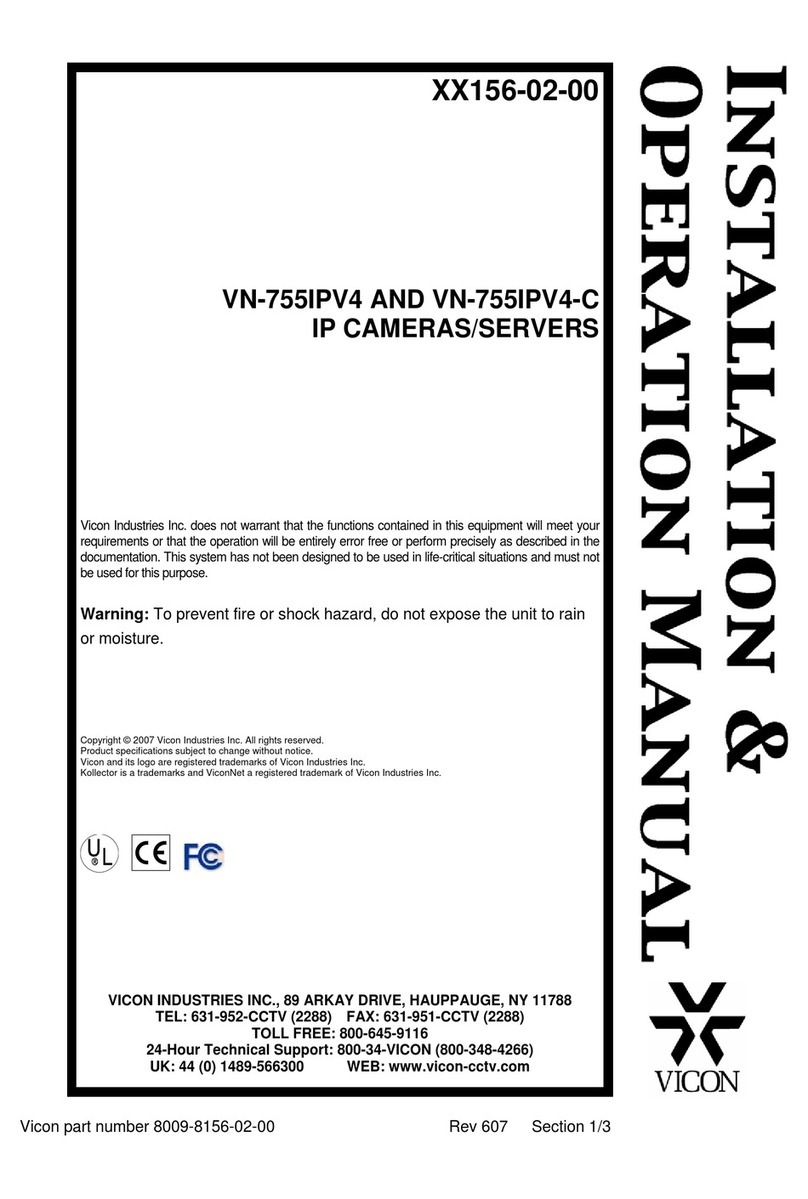 Vicon VN-755IPV4 User manual