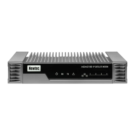 Newtec iNetVu MDM3X00 manual