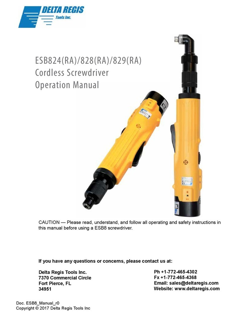 Delta Regis ESB828 User manual
