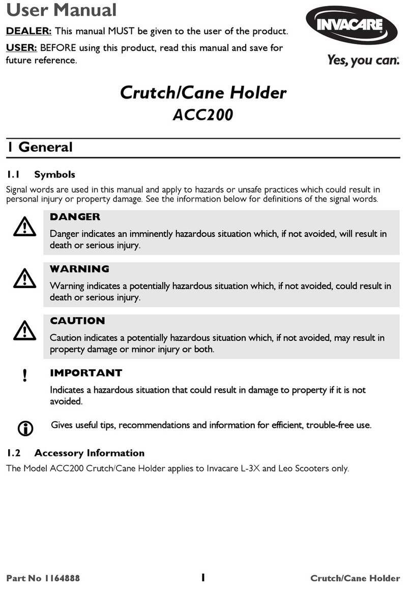 Invacare ACC200 User manual