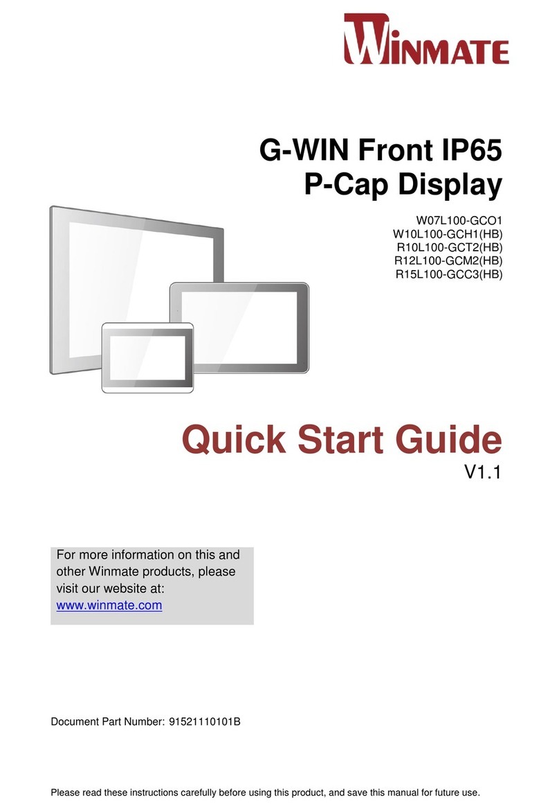 Winmate W07L100-GCO1 User manual