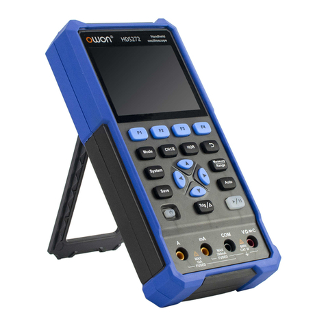 Owon HDS272S User manual