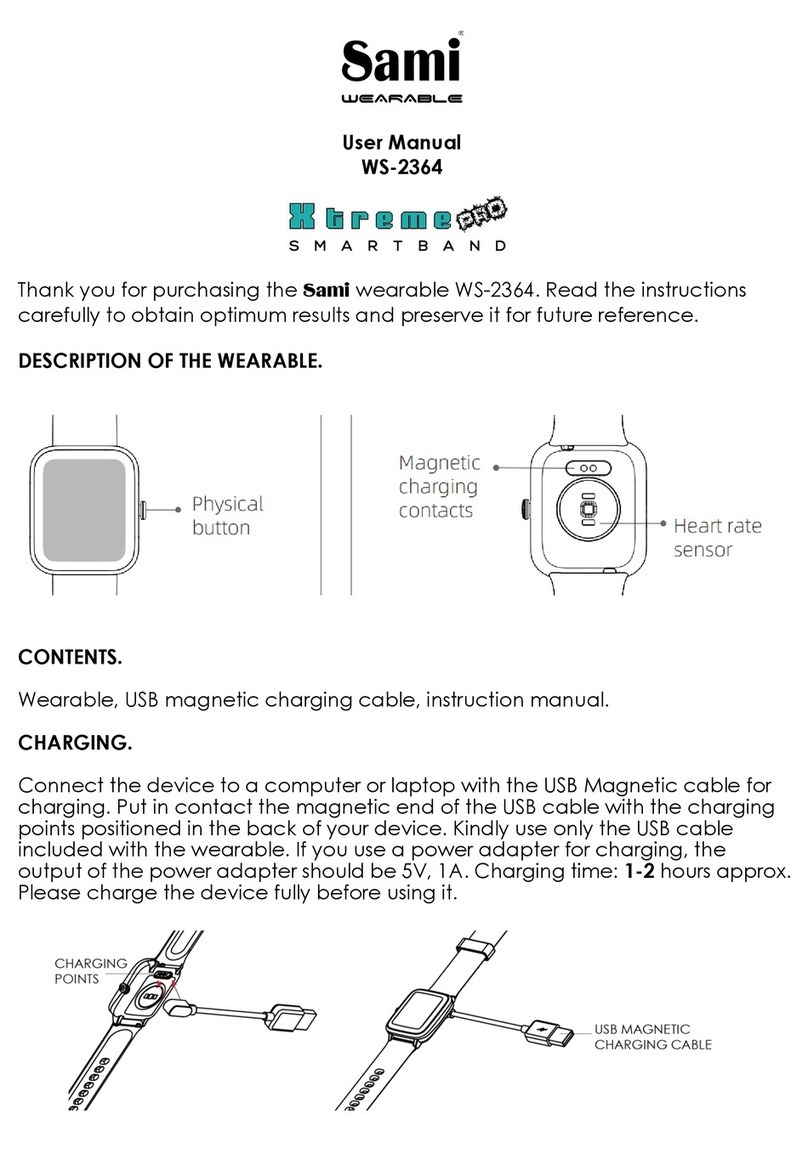 Sami Wearable Xtreme Pro WS-2364 user manual