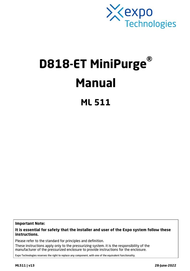 EXPO MiniPurge D818-ET manual