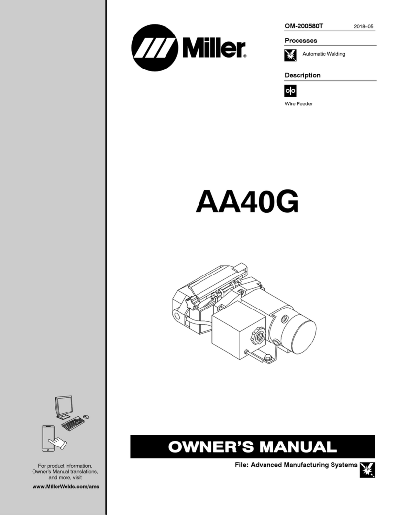 Miller AA40G User manual