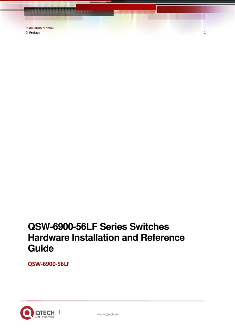 q-Tech QSW-6900-56LF Series Installation and operating manual q-Tech QSW-6900-56LF Series Installation and operating manual