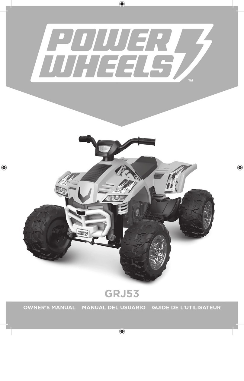 Power Wheels GRJ53 owner's manual