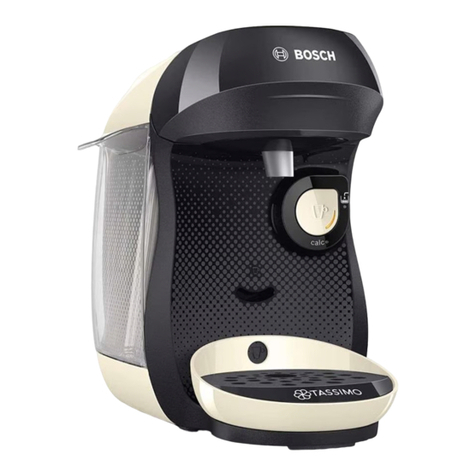 Bosch Tassimo HAPPY TAS1001 User manual