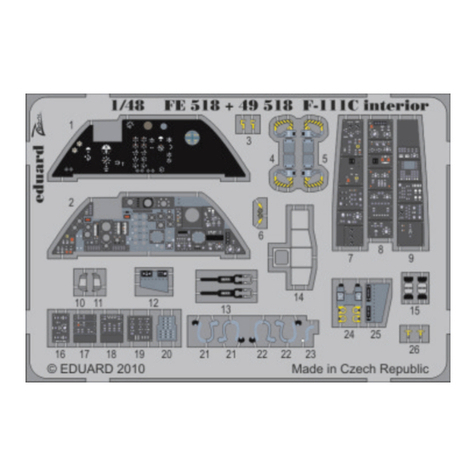 Eduard Zoom F-111C interior S.A. User manual Eduard Zoom F-111C interior S.A. User manual
