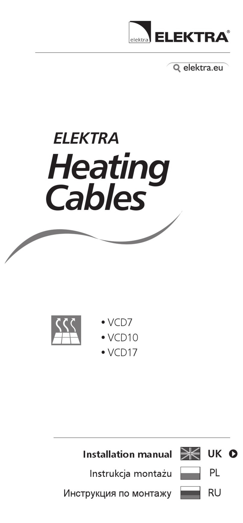 ELEKTRA VCD7 installation manual