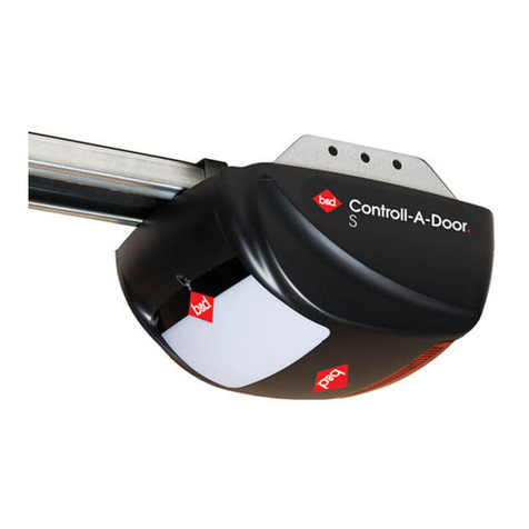 B&D Controll-A-Door S Homeowner's manual