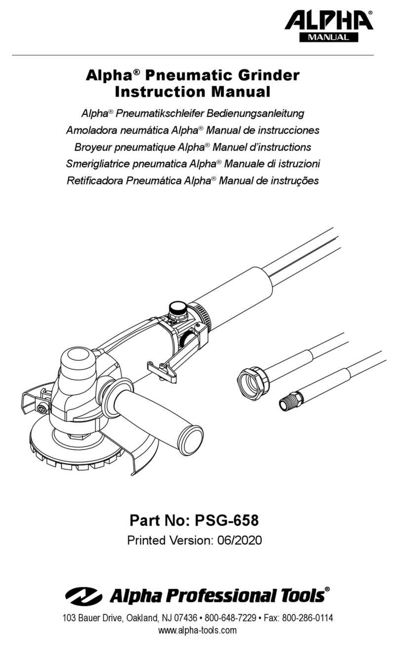 Alpha Professional Tools PSG-658 instruction manual