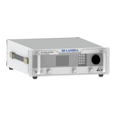 RF-Lambda REMC18G26GC User manual RF-Lambda REMC18G26GC User manual