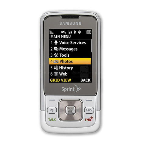 Samsung SPH-M330 user manual