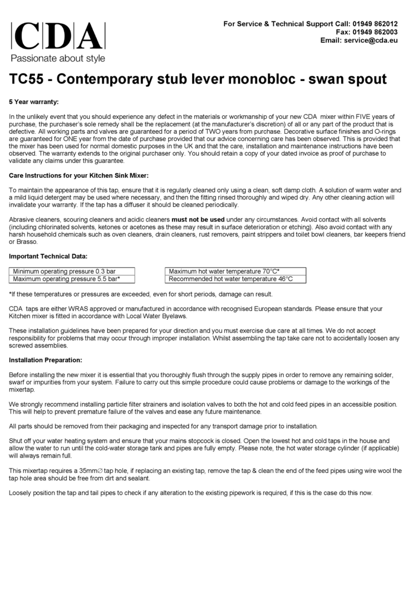 CDA TC55NI User manual