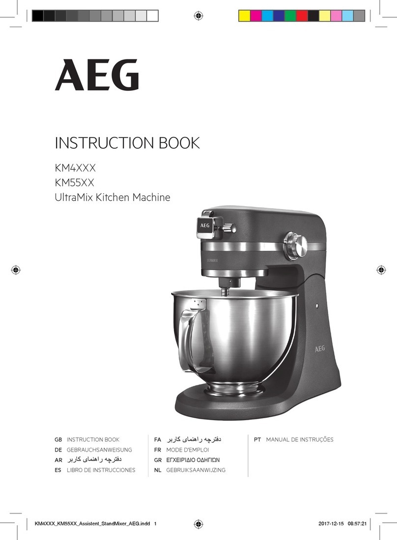 AEG KM55 Series User manual AEG KM55 Series User manual