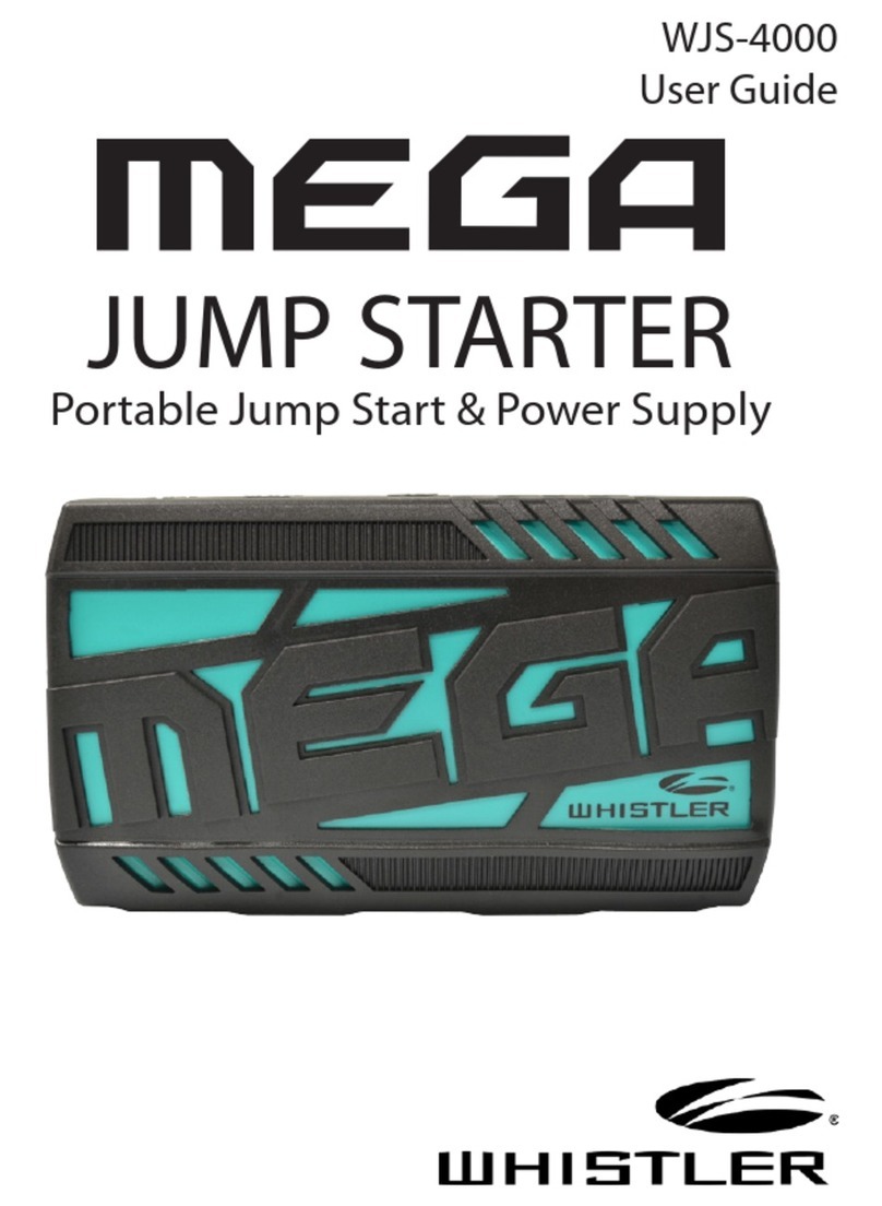 Whistler Mega WJS-4000 User manual