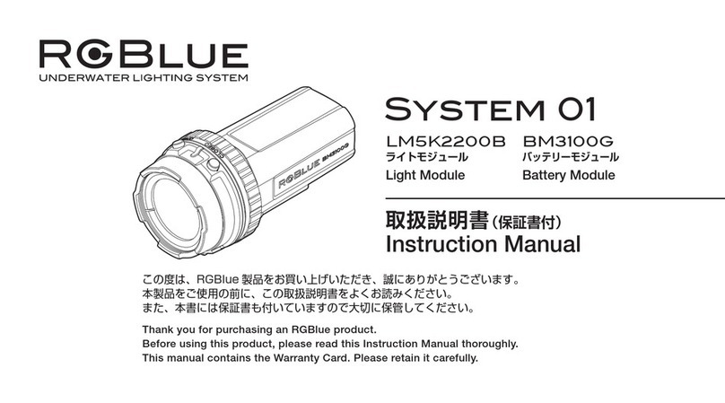 RGBlue System 01 User manual