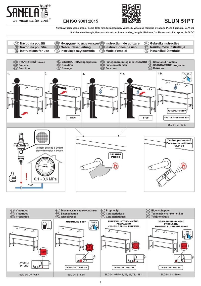 Sanela SLUN 51PT Instructions for use Sanela SLUN 51PT Instructions for use