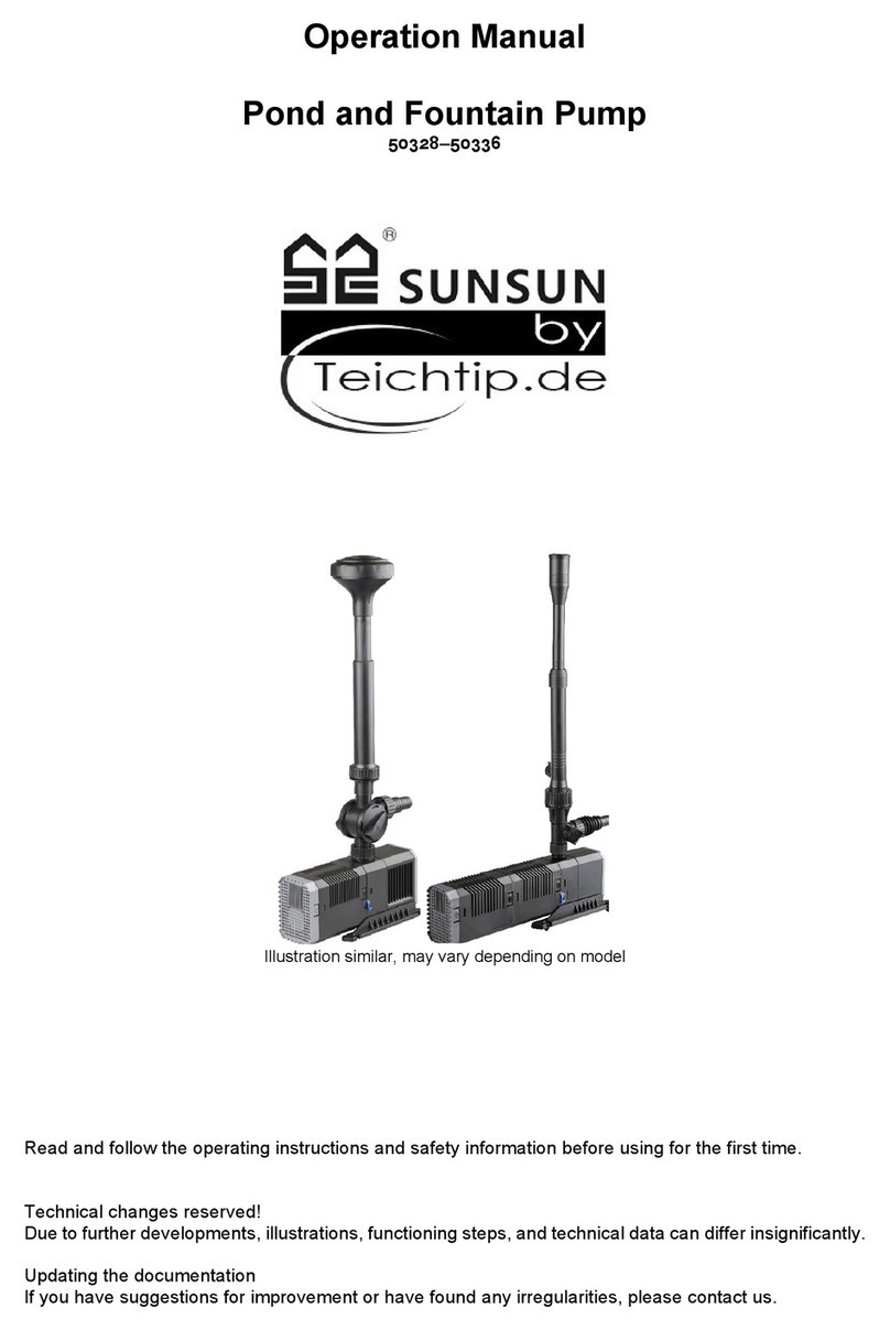 TeichTip SunSun CHJ3003 Operation manual