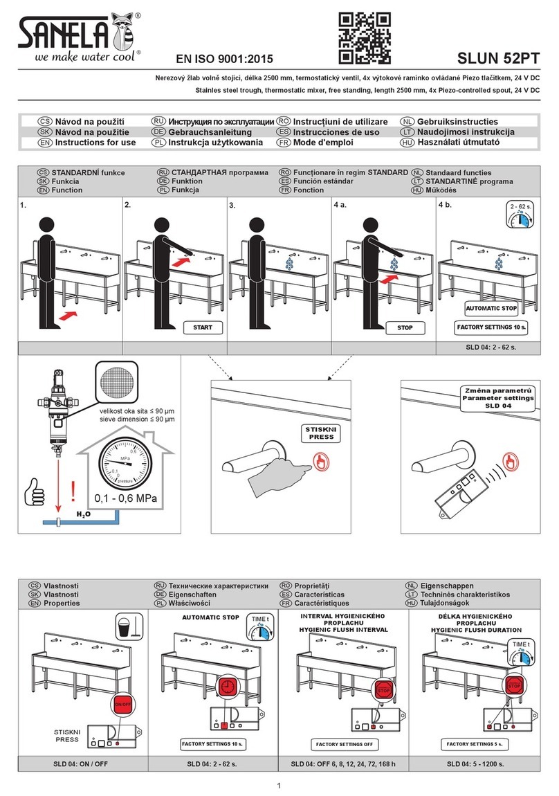 Sanela SLUN 52PT Instructions for use