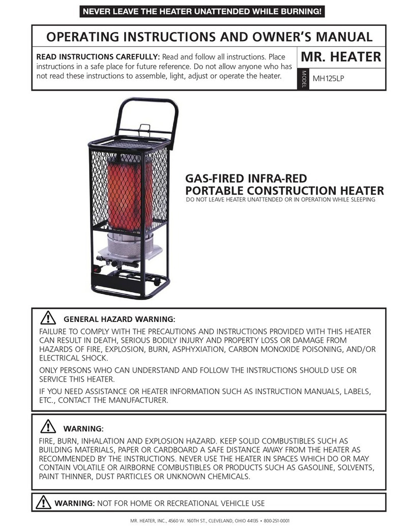 MrHeater F270800 Assembly instructions MrHeater F270800 Assembly instructions