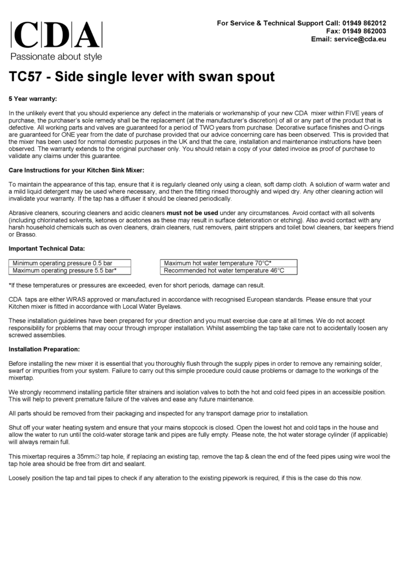 CDA TC57CH User manual