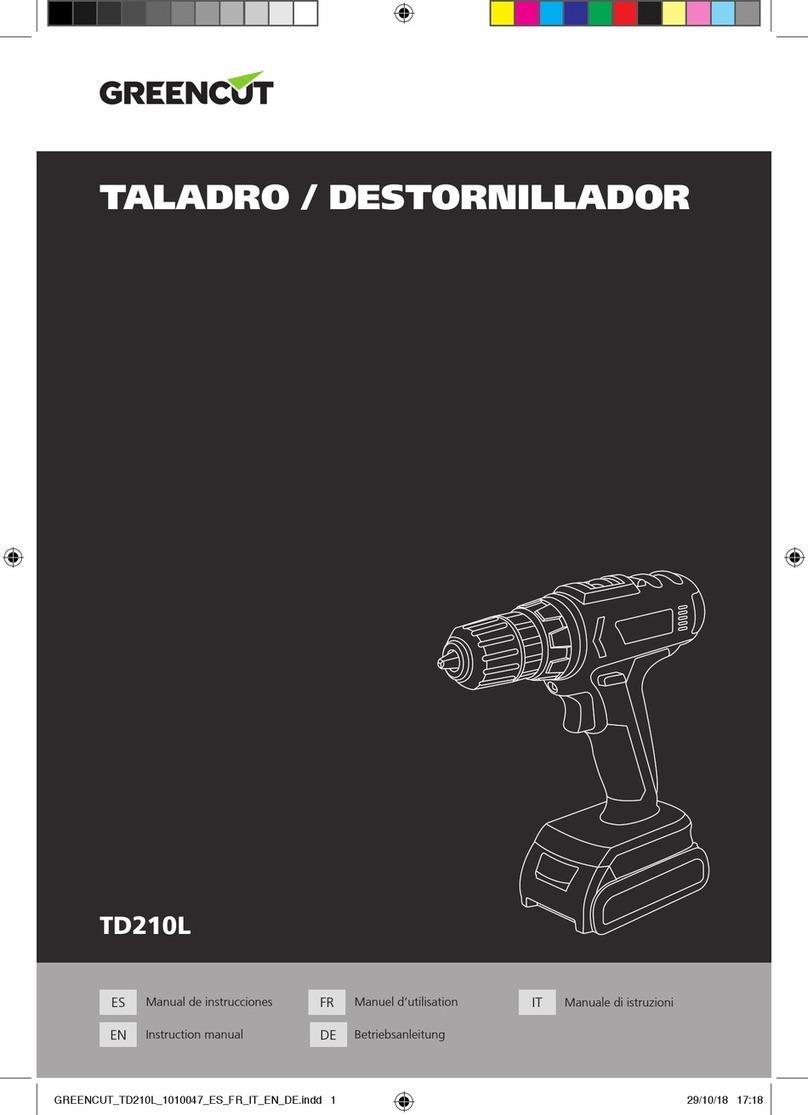 Greencut TD210L-1 instruction manual