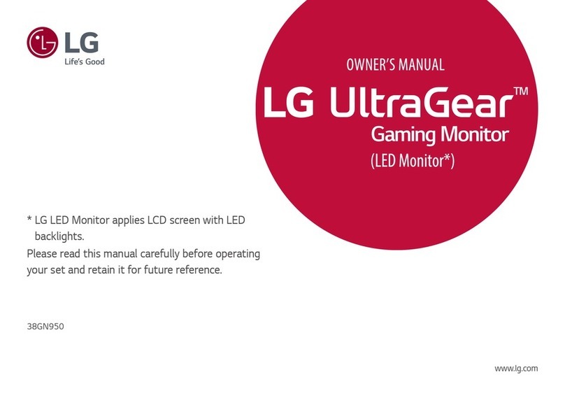 LG UltraGear 38GN950-B.AEK User manual