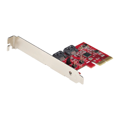 StarTech.com 2P6GR-PCIE-SATA-CARD User manual StarTech.com 2P6GR-PCIE-SATA-CARD User manual