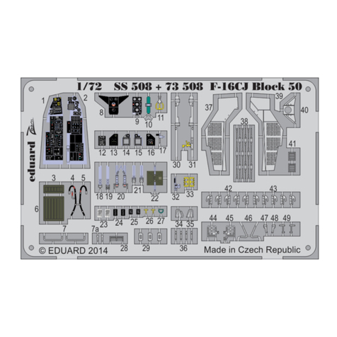 Eduard Zoom F-16CJ Block 50 S.A. User manual