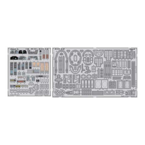 Eduard F-5F S.A. quick start guide