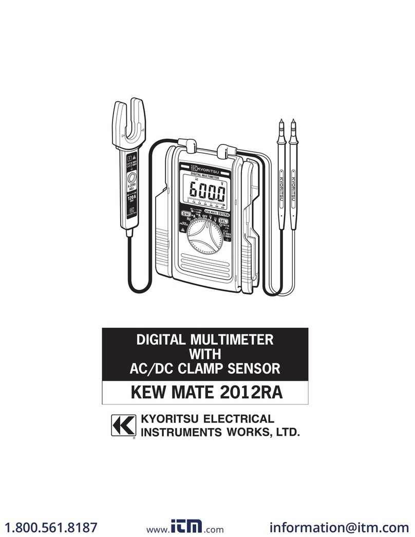 KYORITSU KEW MATE 2012RA User manual