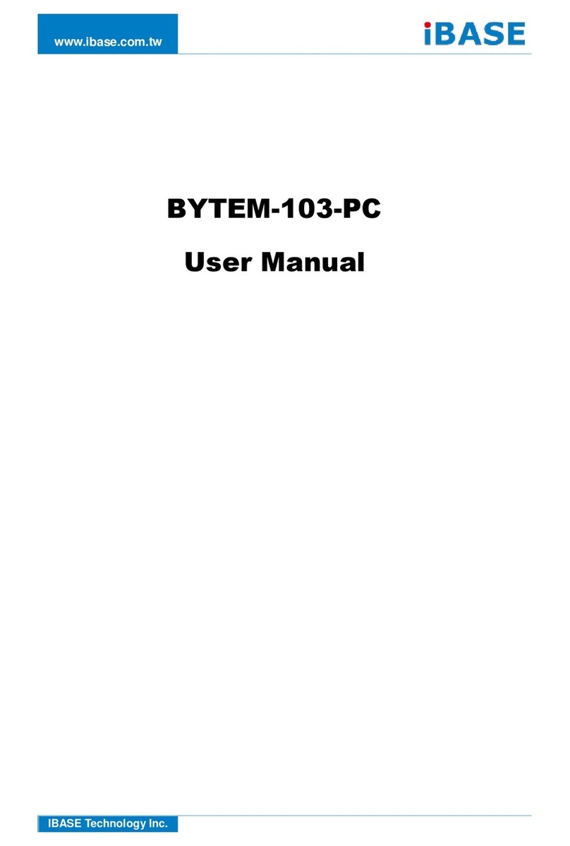 IBASE Technology BYTEM-103-PC User manual