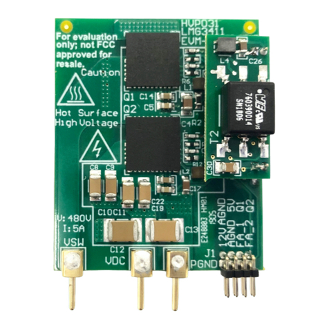 Texas Instruments LMG3410EVM-031 User manual