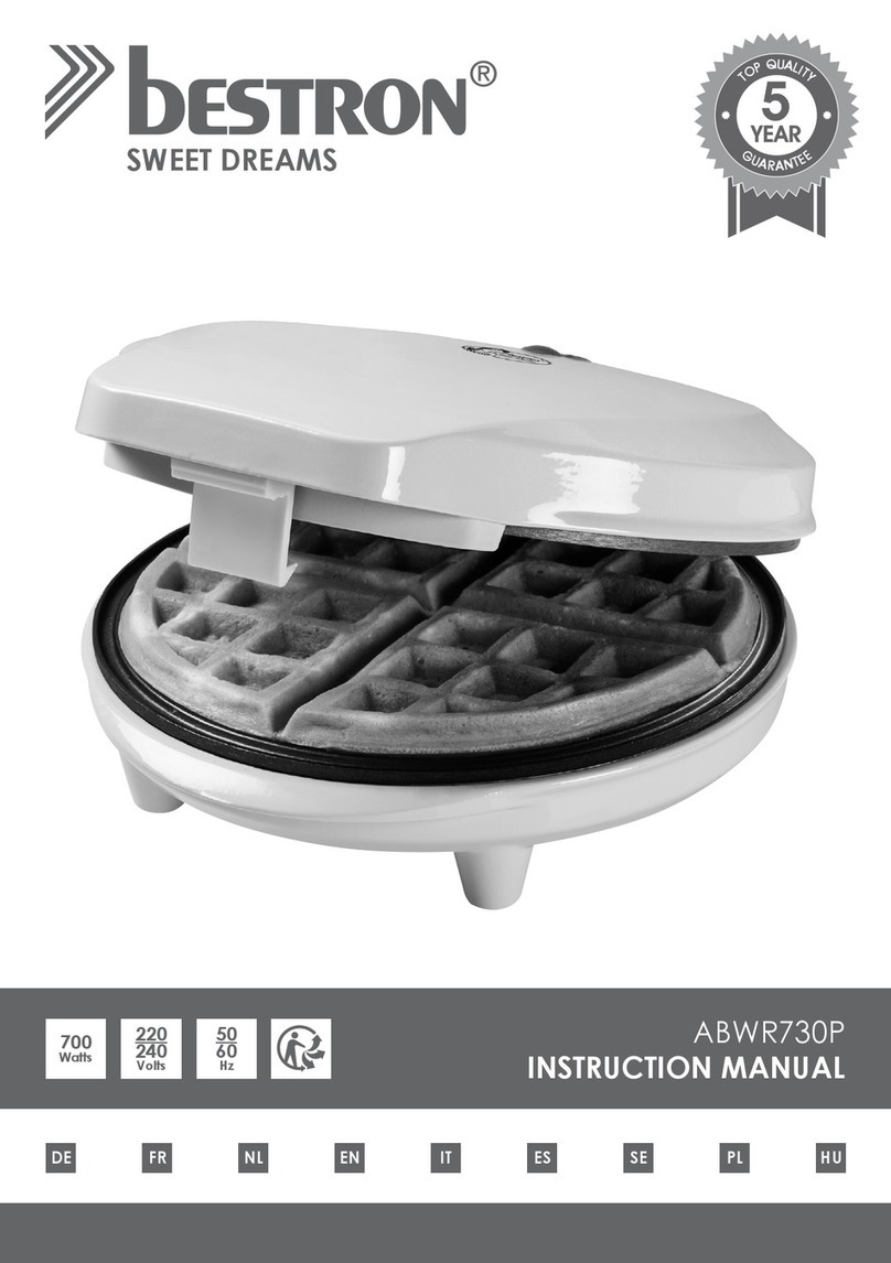 Bestron Sweet Dreams ABWR730P User manual