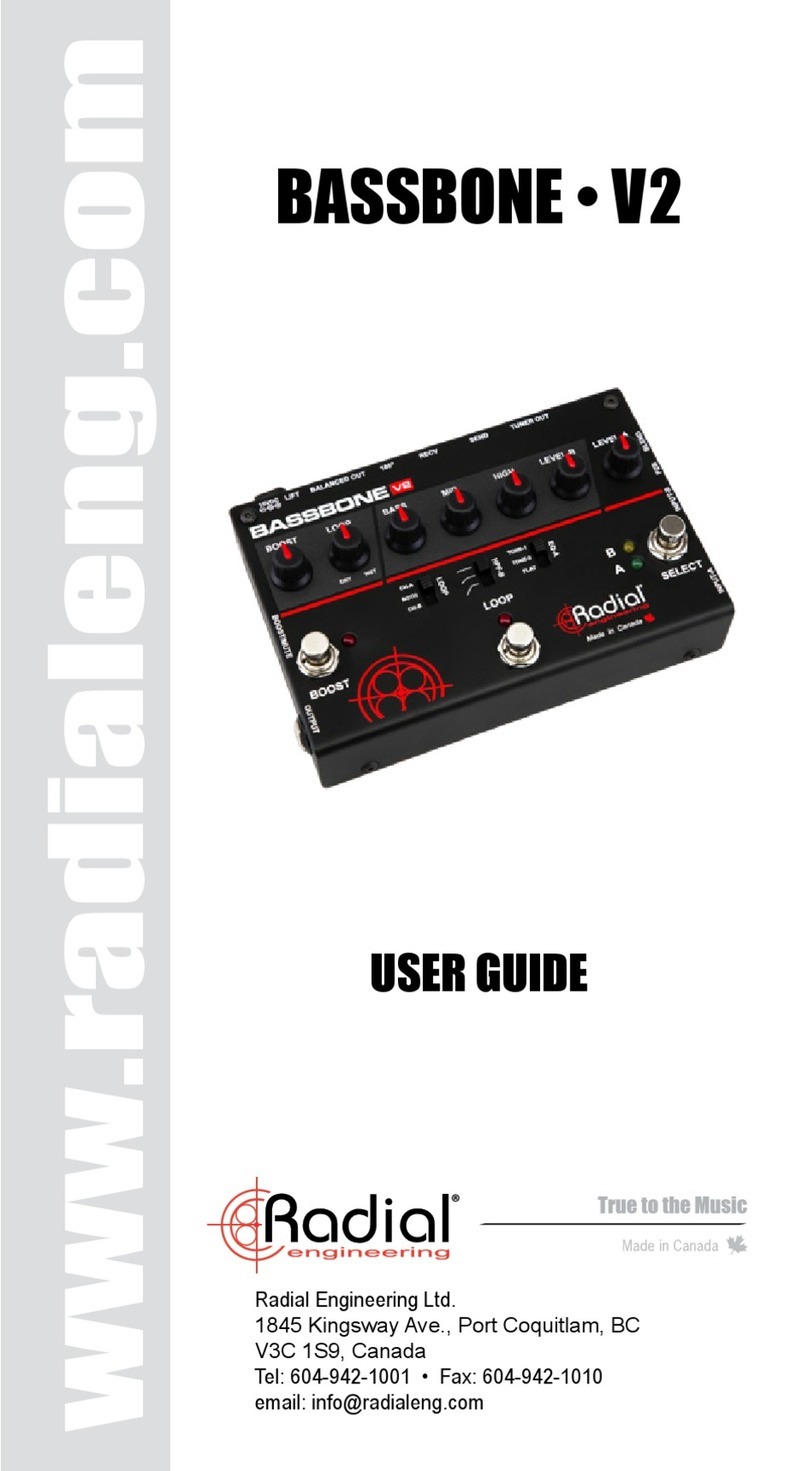 Radial Engineering R800 7071 00 user guide