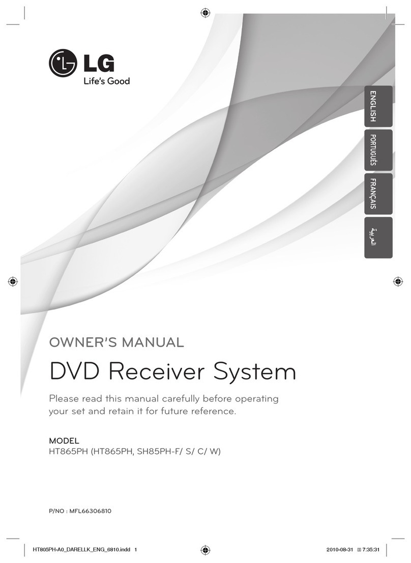 LG HT865PH User manual