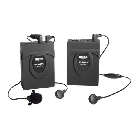 Boya BY-WM5 User manual