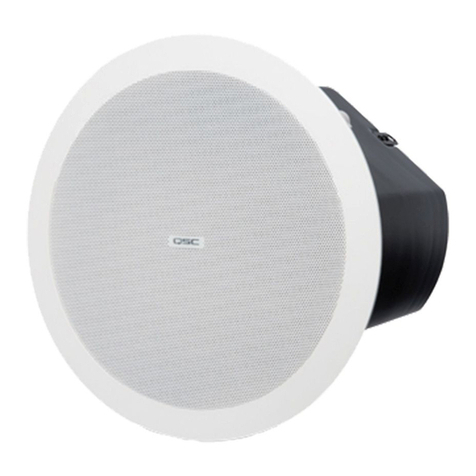 QSC AcousticDesign AD-C6T quick start guide
