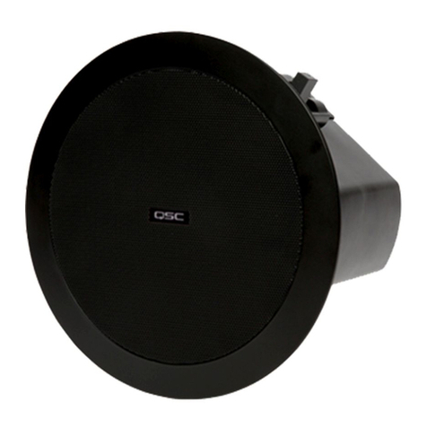 QSC AcousticDesign AD-C4T-BK User manual