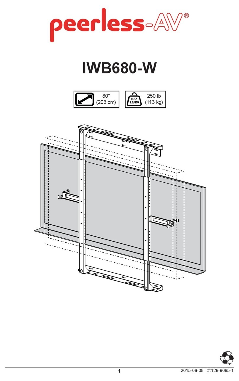 peerless-AV IWB680-W User manual