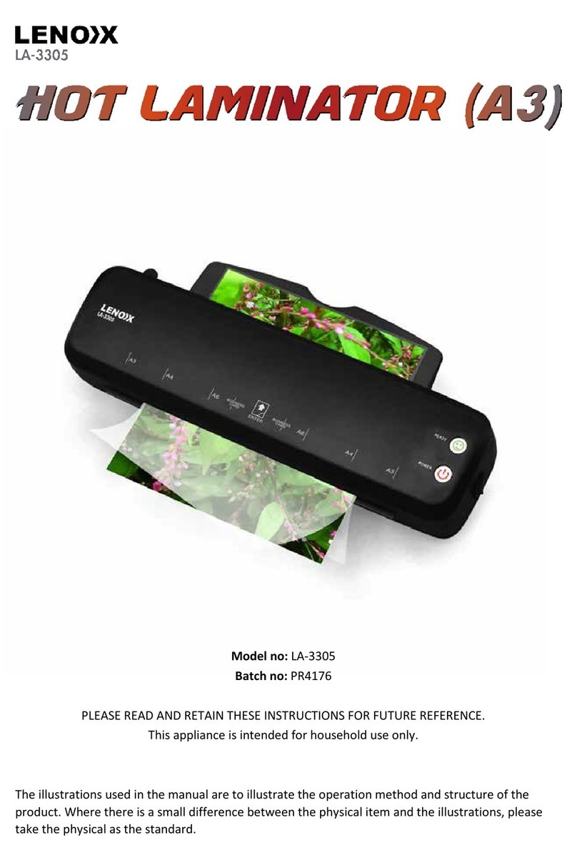 Lenoxx LA-3305 User manual