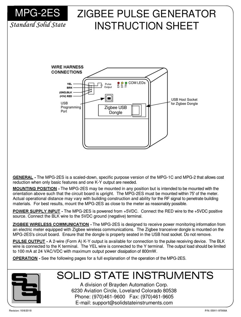 SSI MPG-2ES instruction sheet