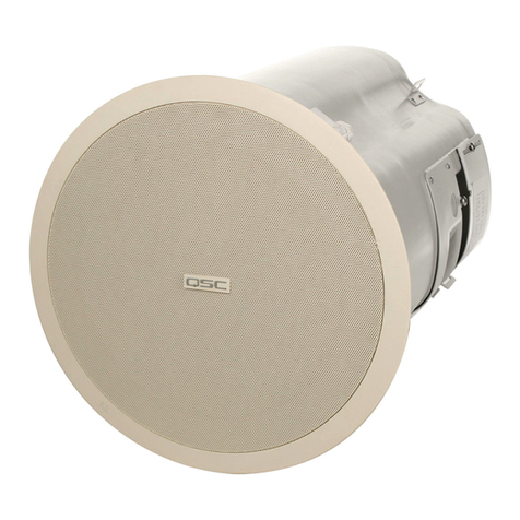 QSC AcousticDesign QSC-AD-C81TW-WH user manual