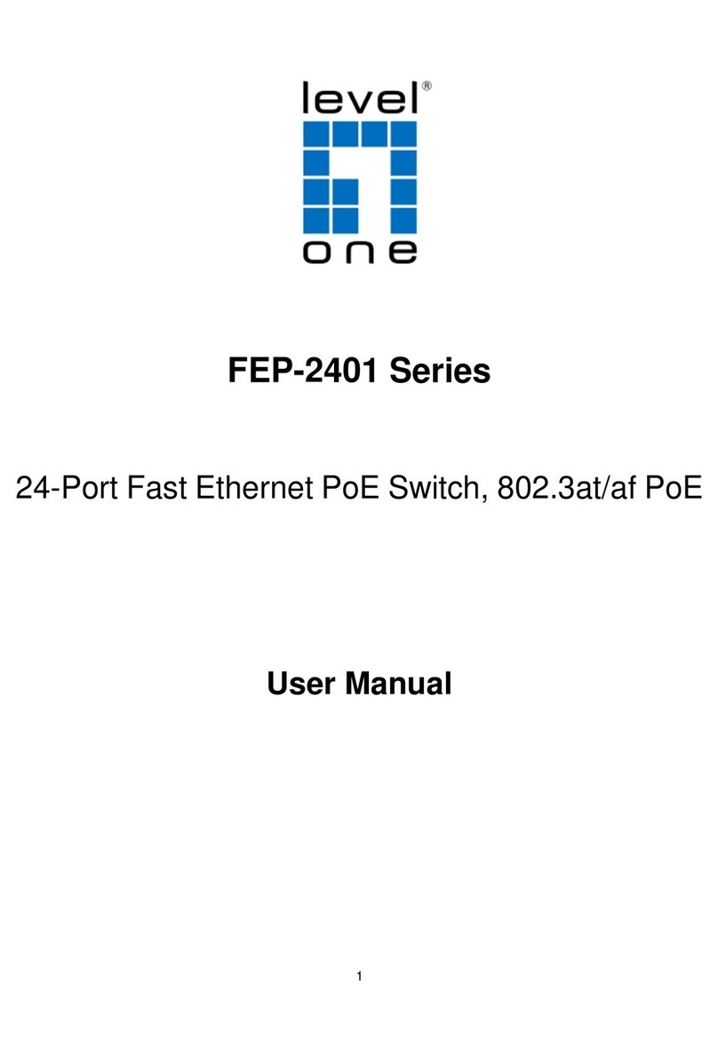 LevelOne FEP-2401 Series User manual